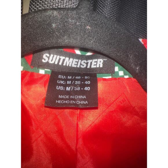 Ugly Christmas Sweater Xmas Size Medium Jacket Blazer - Picture 2 of 3